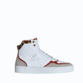 Matéo High-Top Biosourced & Recycled Sneaker – Terracotta Leopard - Vegan America