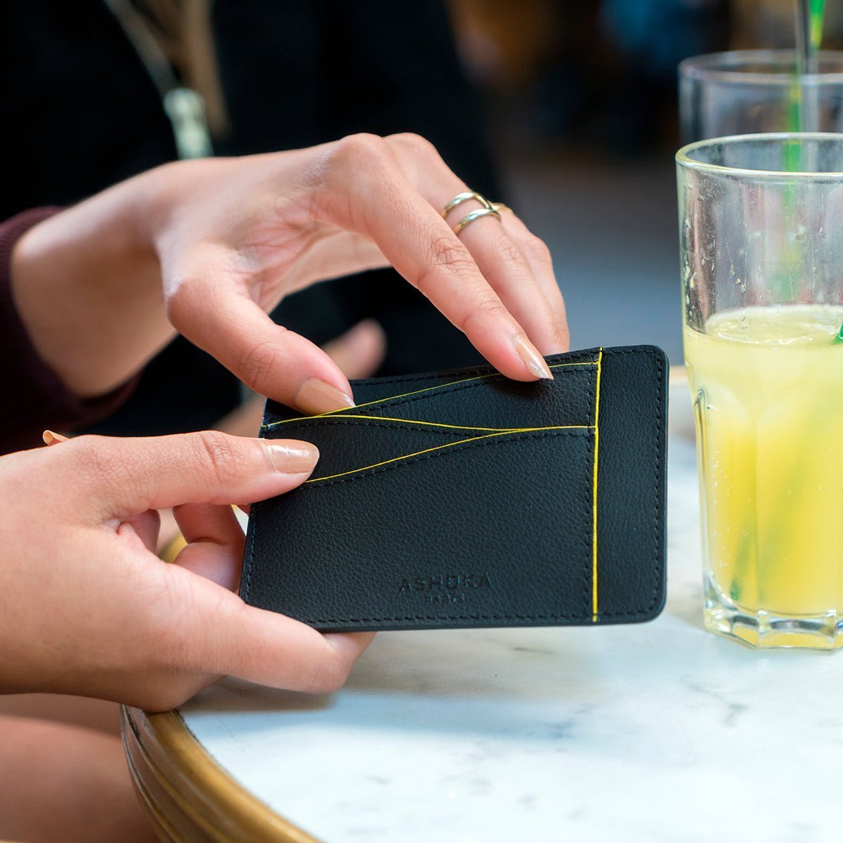 Large Mylo™ Mushroom Card Holder – Yellow - Vegan America