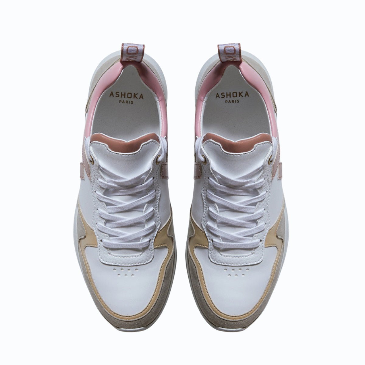 Lewis Running Sneaker – Biosourced & Recycled Trio of Pink - Vegan America