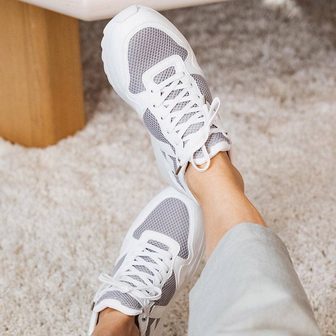 Lewis Running Sneaker – Biosourced & Recycled White - Vegan America