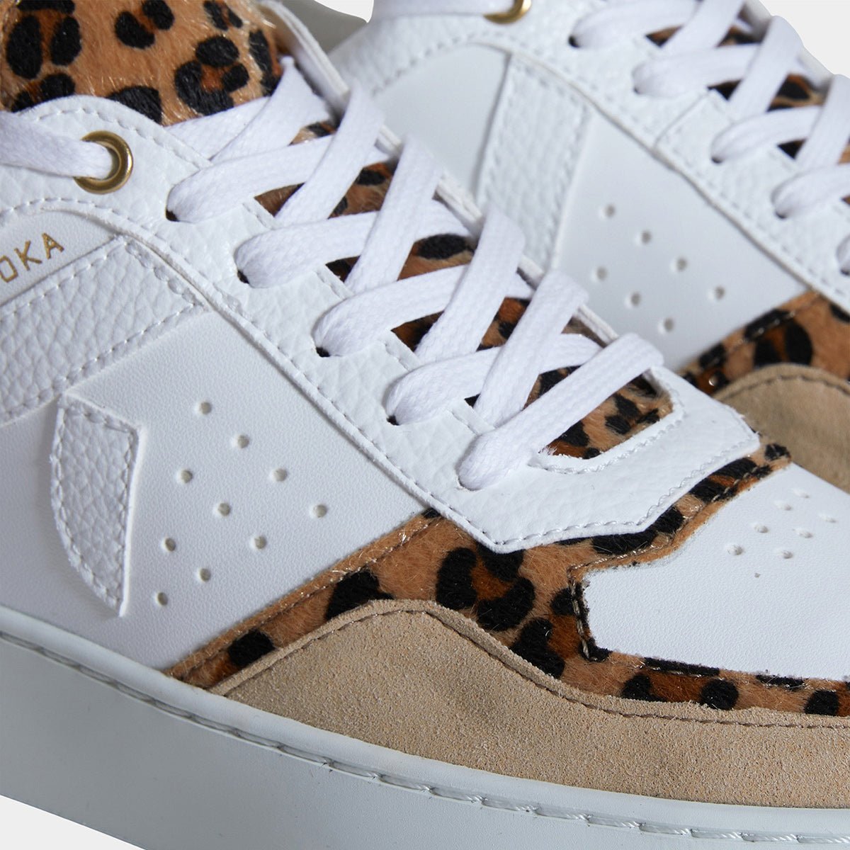Matéo Low - Top Biosourced & Recycled Sneaker – Leopard - Vegan America