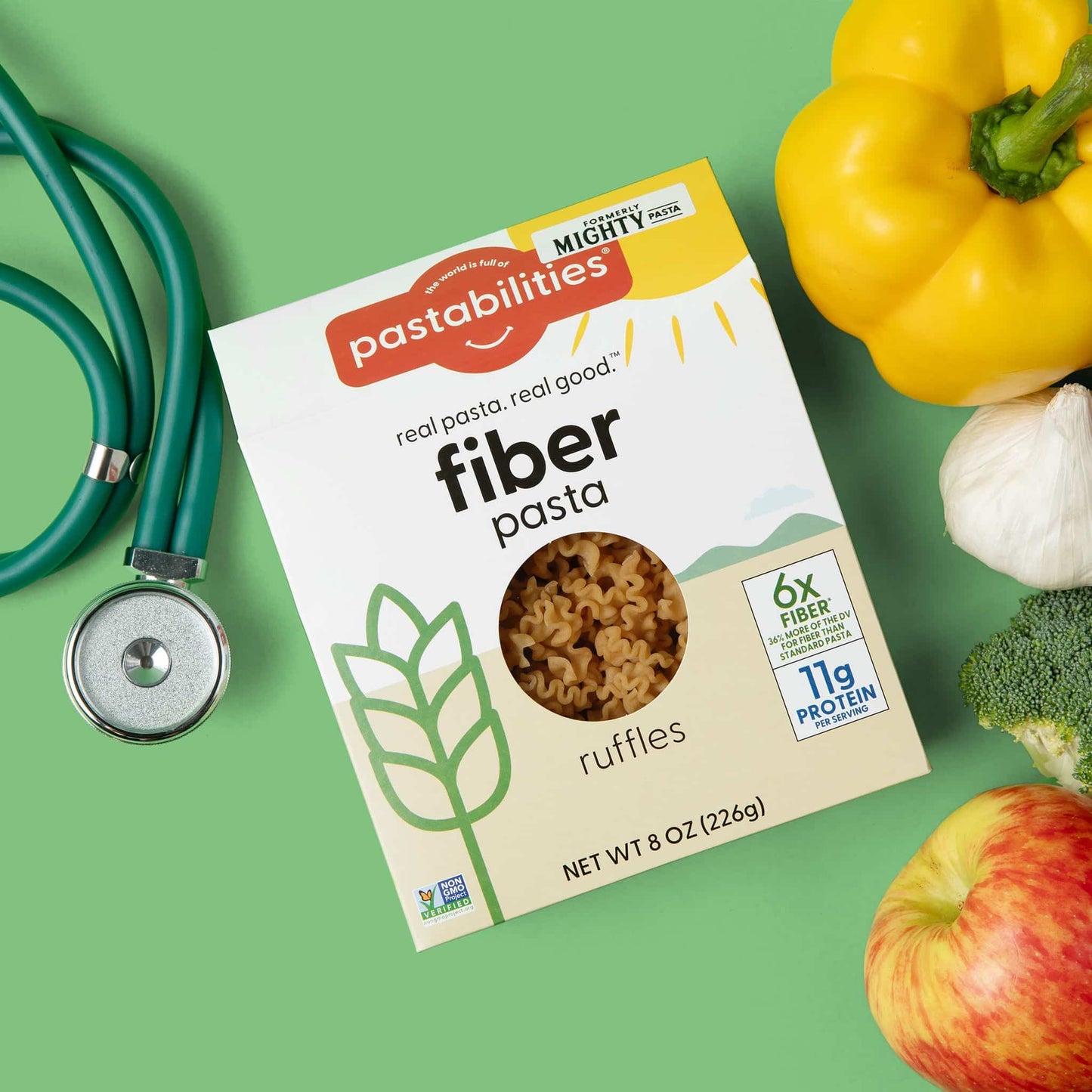 Fiber Pasta Ruffles - High Fiber - Vegan America