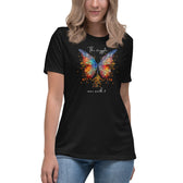Butterfly Women's 100% Cotton Relaxed T-Shirt - Vegan America