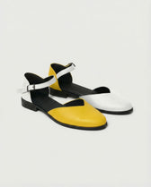 BOHEMA - Alexa Pumps Yellow, Vegan Cactus Leather (Desserto), Women's - Vegan America