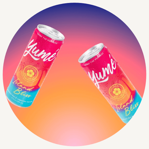 Yumé Island Bliss | 6 Pack Gift | Sparkling Adaptogen Drink | Focus & Calm - Vegan America