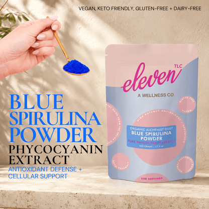 Organic Blue Spirulina Powder | Phycocyanin Antioxidant | 35g - Vegan America