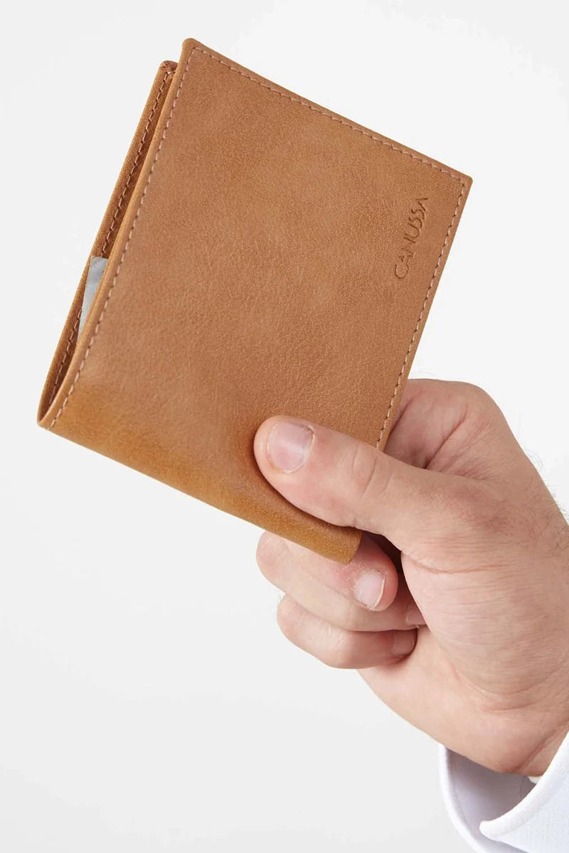 Slim wallet - Camel