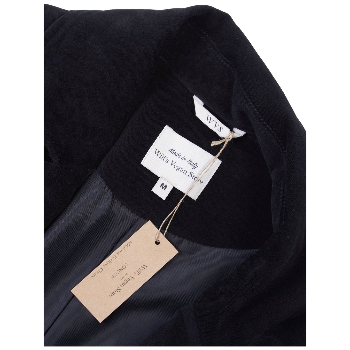 Double Breasted Vegan Wool Coat