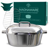 Oval Dutch Oven with Lid - 8 Quart (13 Inch) - Vegan America