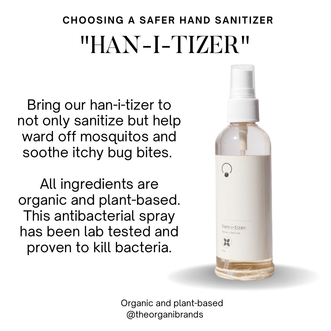 Natural Hand Sanitizer & Bug Repellent Hanitizer