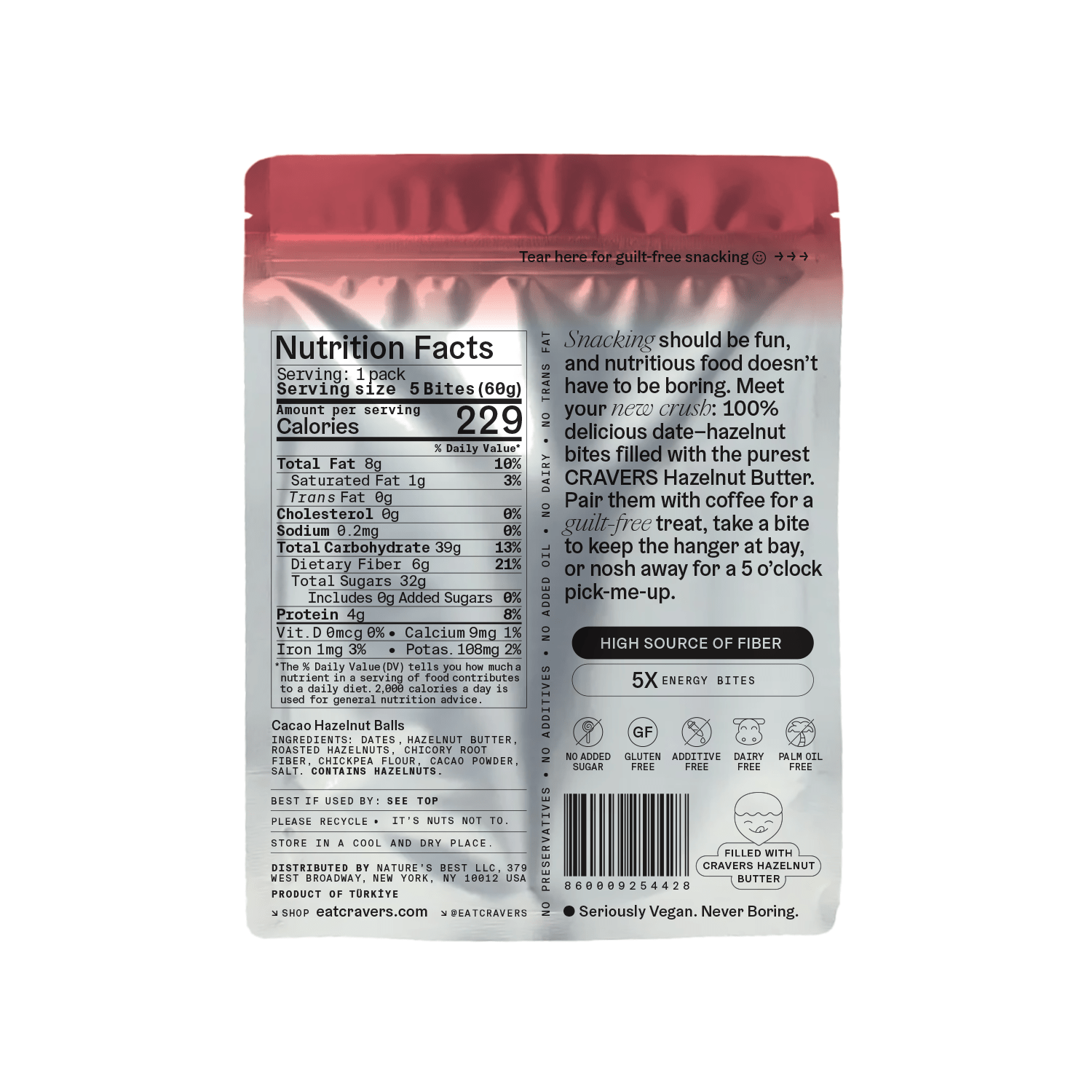 Cacao Hazelnut Bites - Vegan America