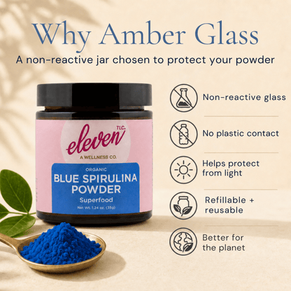 Organic Blue Spirulina Powder | Phycocyanin Antioxidant | 35g - Vegan America