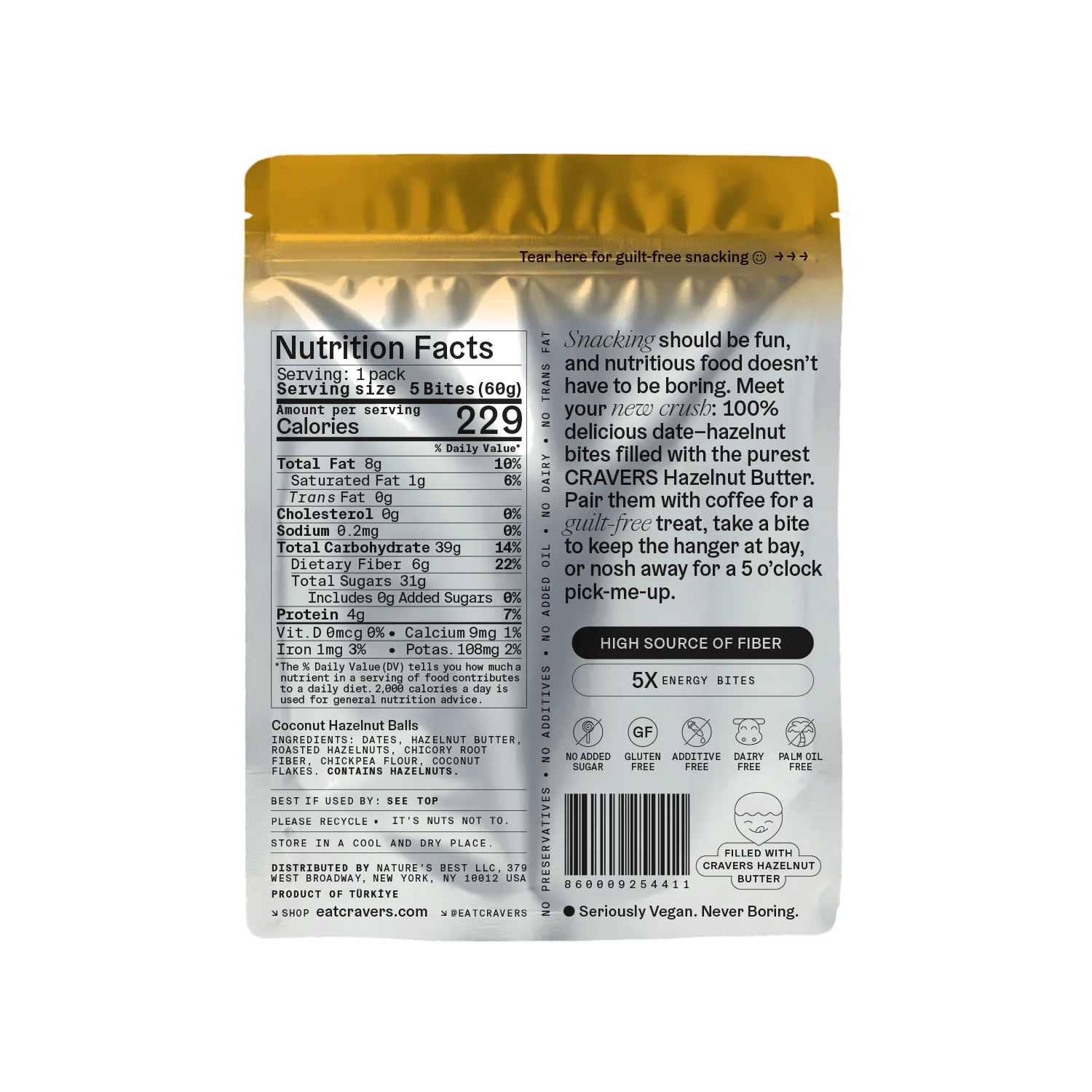 Coconut Hazelnut Bites - Vegan America