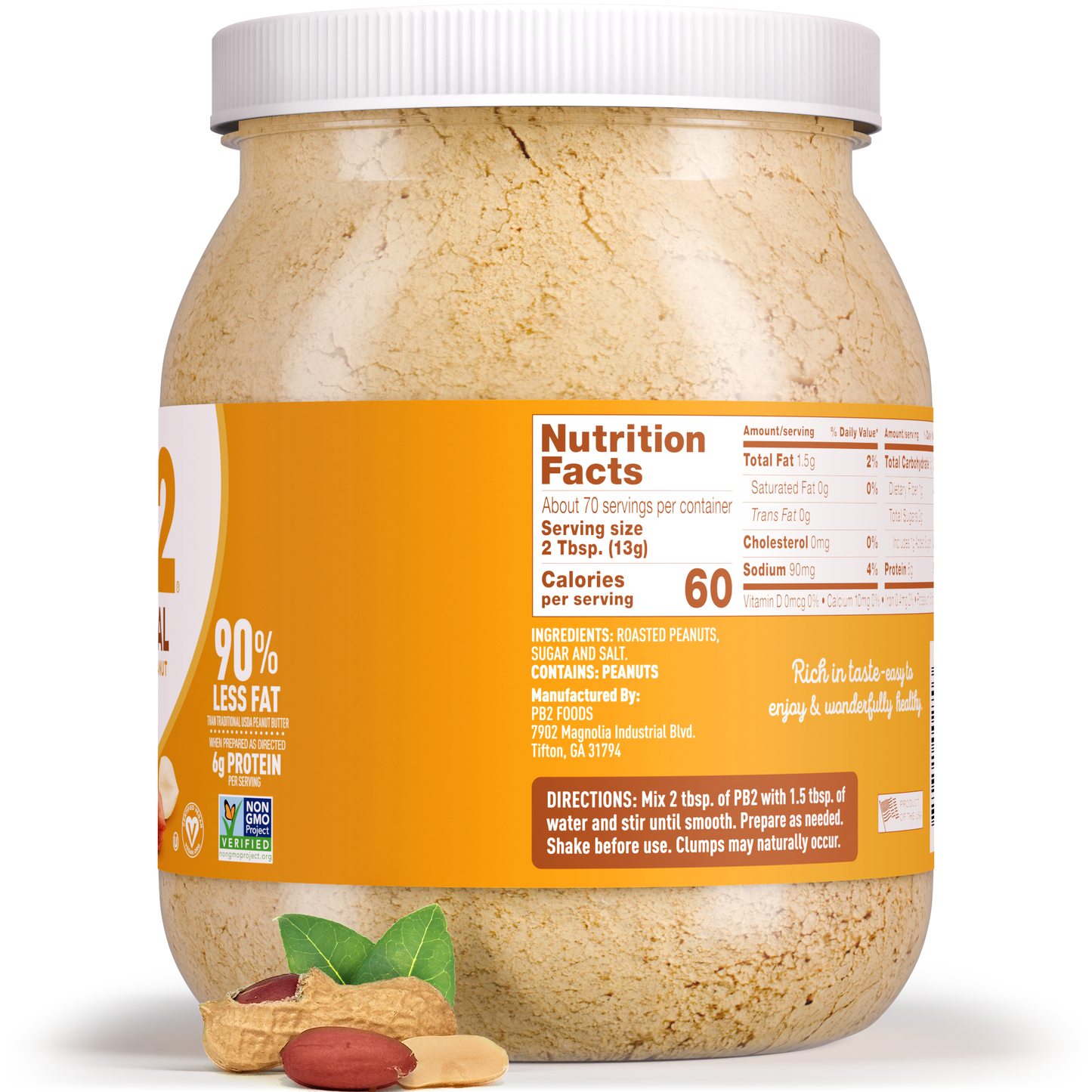 PB2 - Powdered Peanut Butter - Original (6.5oz)