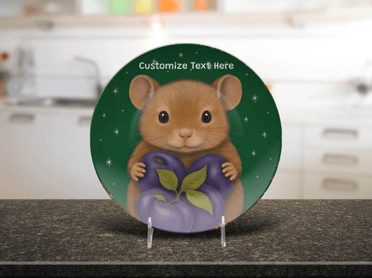 Purple Plum Whimsical Mouse - Vegan America