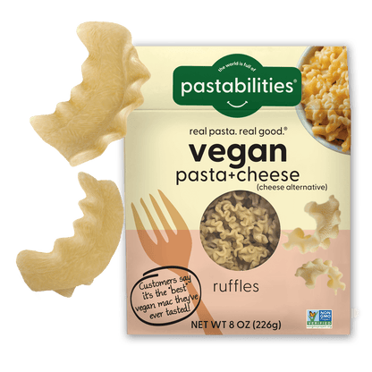 Vegan Ruffles Mac and Cheese