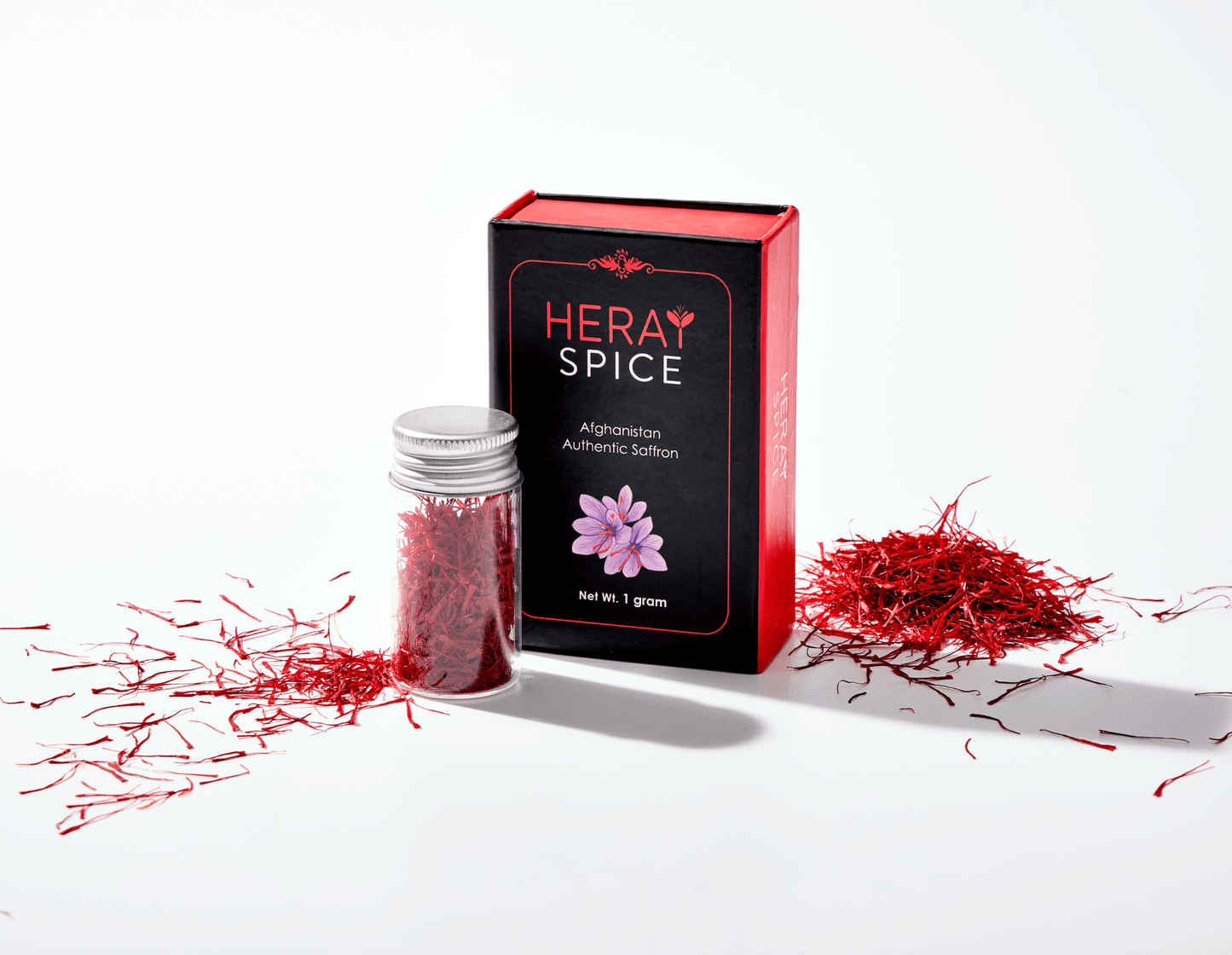 Heray Afghan Saffron Extra Class Premium Super Negin Quality - Vegan America