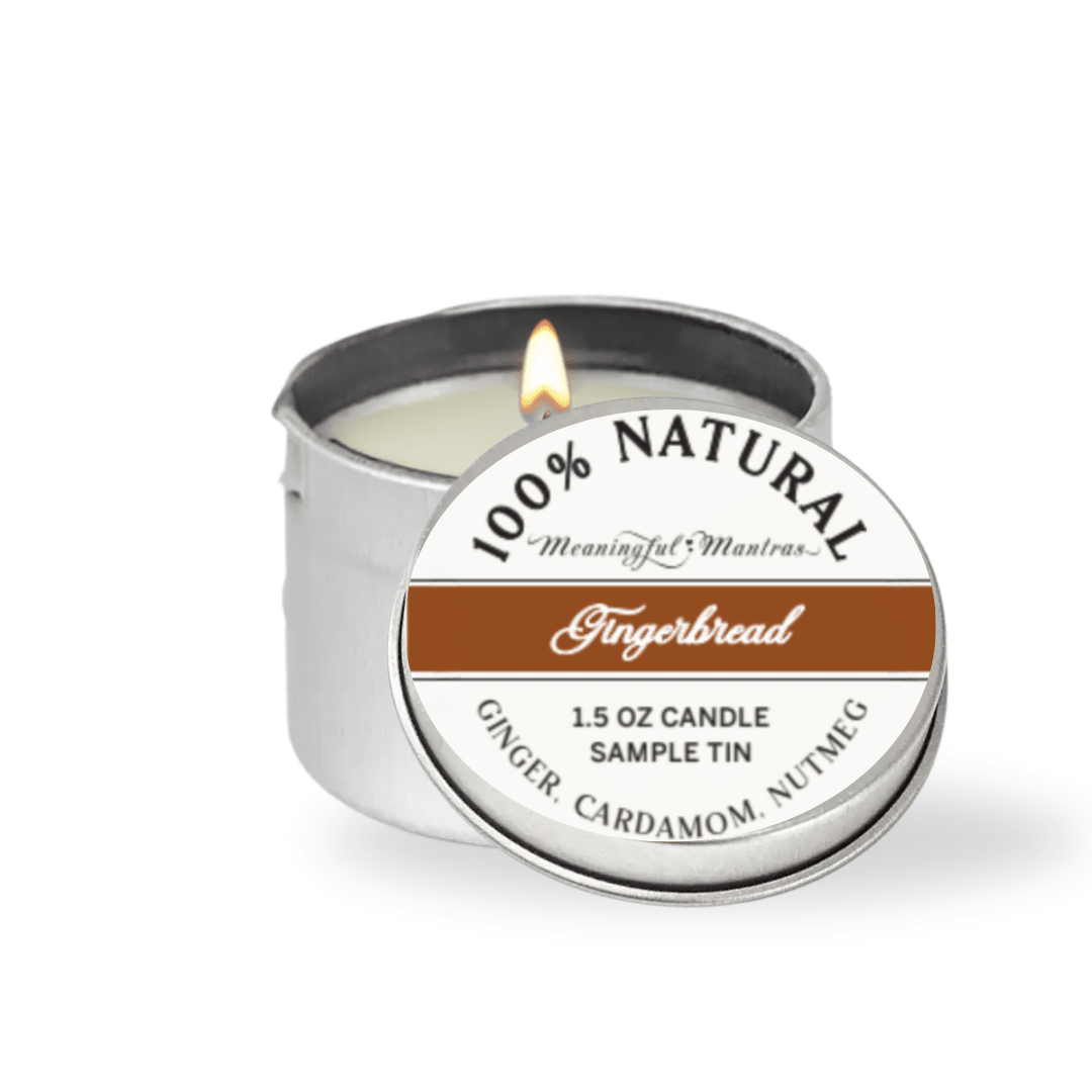 1.5oz Gingerbread Tin Candle - Vegan America