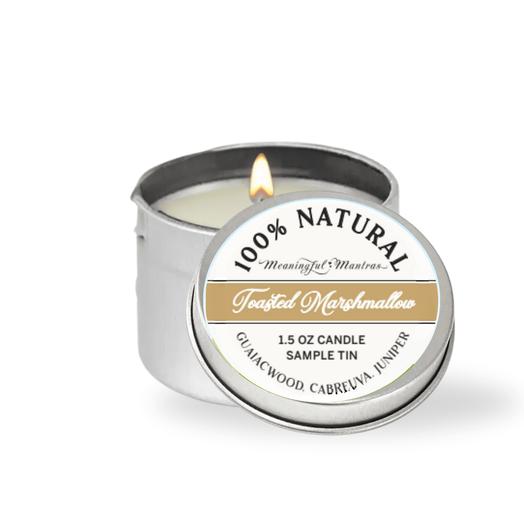 1.5oz Toasted Marshmallow Tin Candle - Vegan America