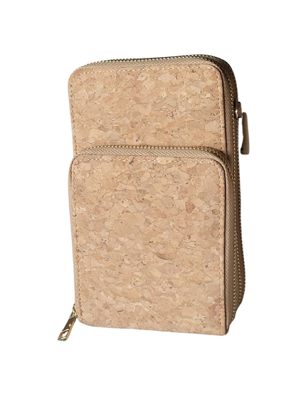 Cork Wristlet / Crossbody Phone Bag