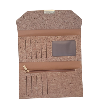 Cork Trifold wallet with RFID protection