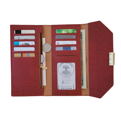 Cork Trifold wallet with RFID protection