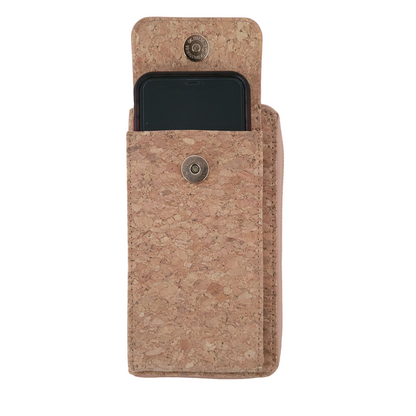 Cork Wristlet / Crossbody Phone Bag