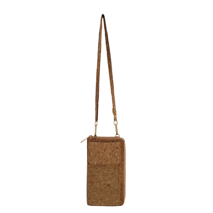 Cork Wristlet / Crossbody Phone Bag