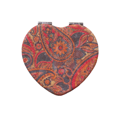 Slim Cork Pocket Mirror