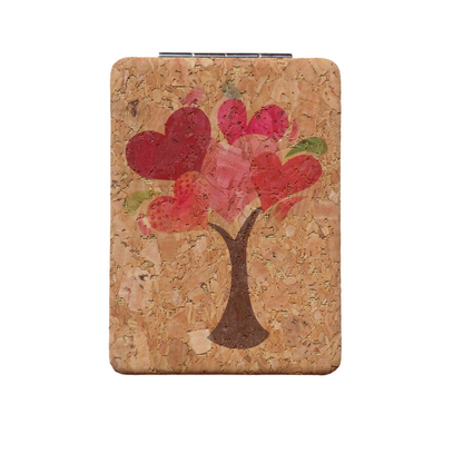 Slim Cork Pocket Mirror