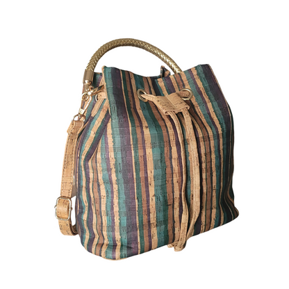 Cork Bucket Bag