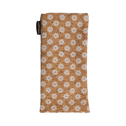 Cork Soft Sunglasses Pouch Squeeze Top Portable Glasses Cases