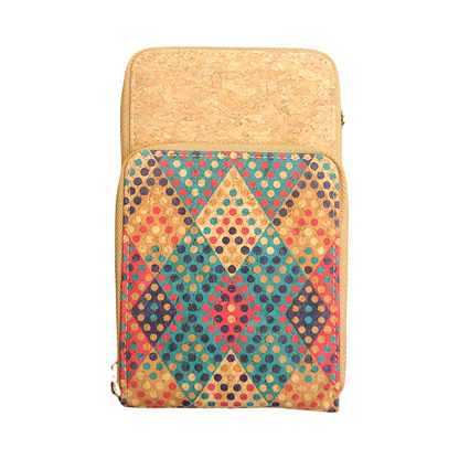 Cork Wristlet / Crossbody Phone Bag