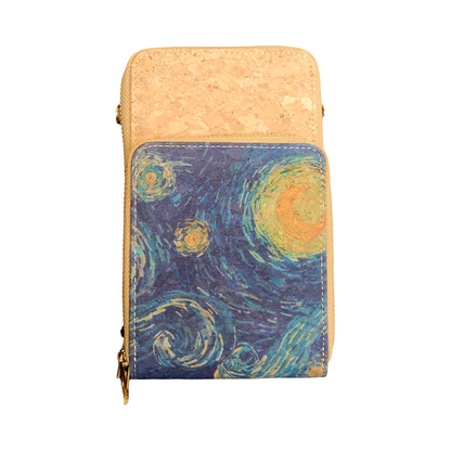 Cork Wristlet / Crossbody Phone Bag