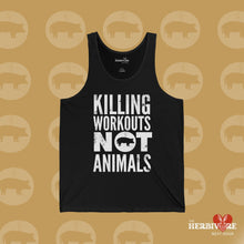 Killing Workouts Not Animals! - Unisex Jersey Tank - Vegan America