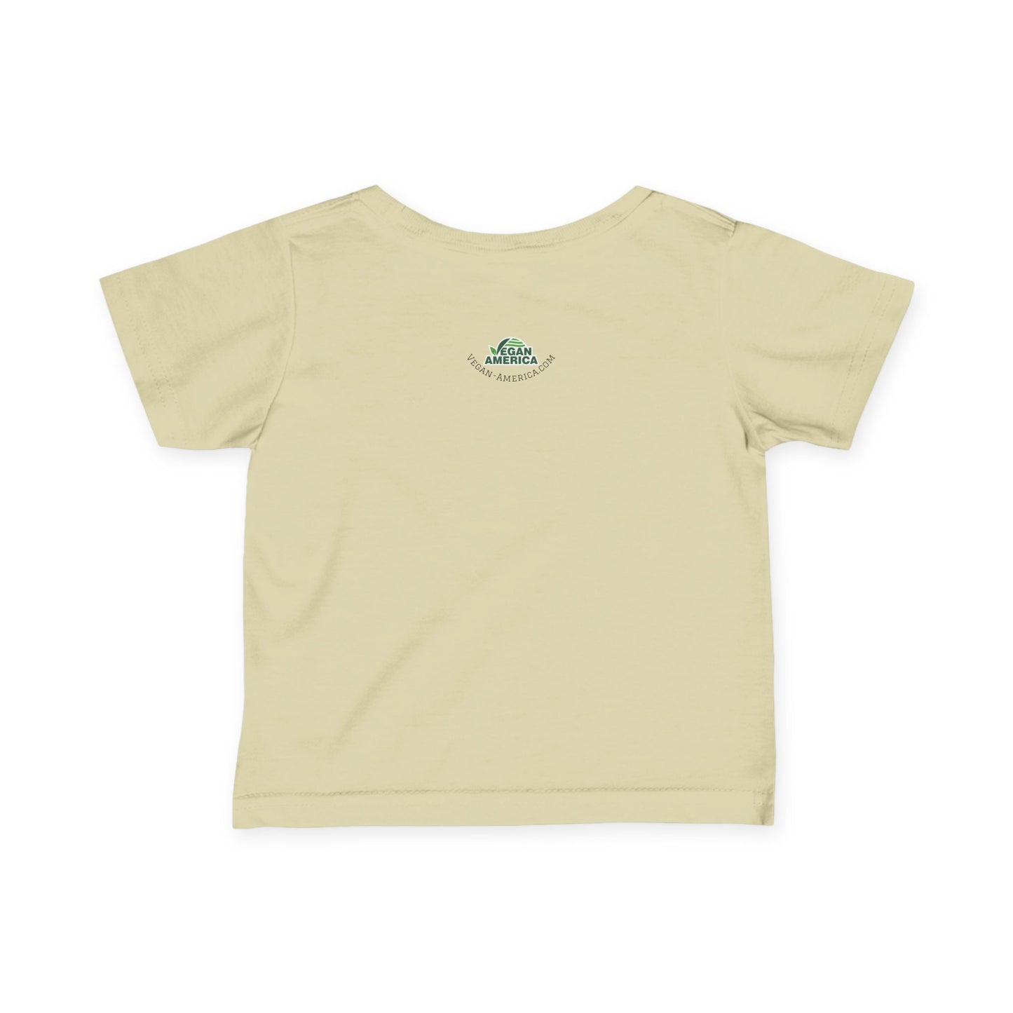 Vegan Baby Tee, Cute Infant T-Shirt, Organic Cotton Toddler Shirt, Eco - Friendly Baby Gift, Baby Shower Present - Vegan America
