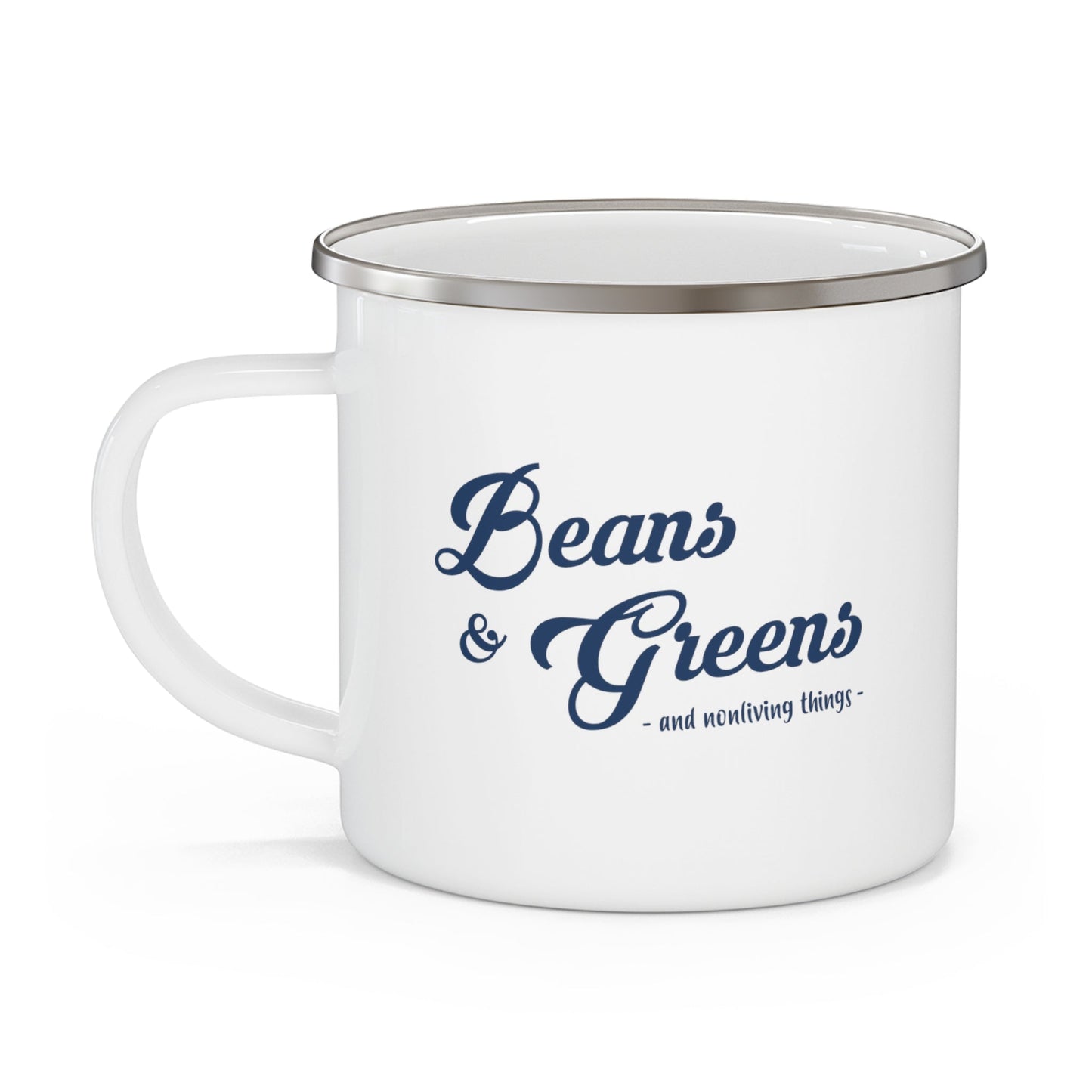 Beans & Greens - Enamel Mug - Vegan America