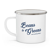Beans & Greens - Enamel Mug - Vegan America