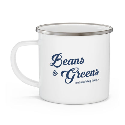Beans & Greens - Enamel Mug - Vegan America