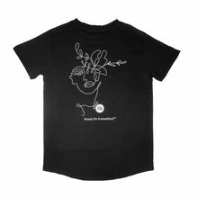 The HBM Logo Tee, Unbleached Black - Vegan America