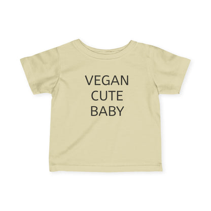 Vegan Baby Tee, Cute Infant T-Shirt, Organic Cotton Toddler Shirt, Eco - Friendly Baby Gift, Baby Shower Present - Vegan America