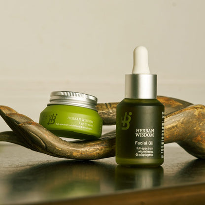 Herban Wisdom® Eye Cream + Facial Oil - Vegan America