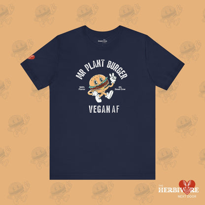 Mr. Plant Burger - Vegan T-Shirt - Vegan America