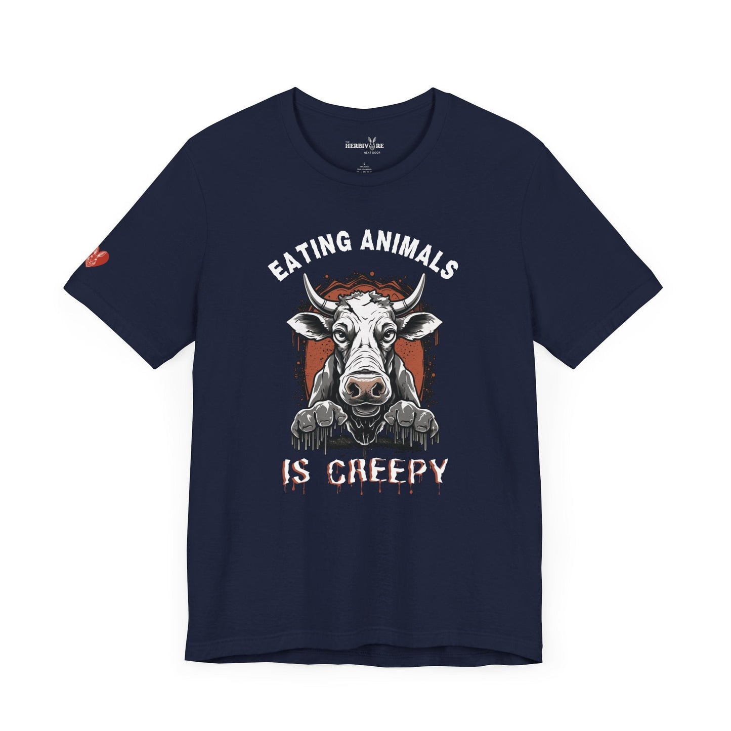 Eating Animals is Creepy T-Shirt - Vegan America