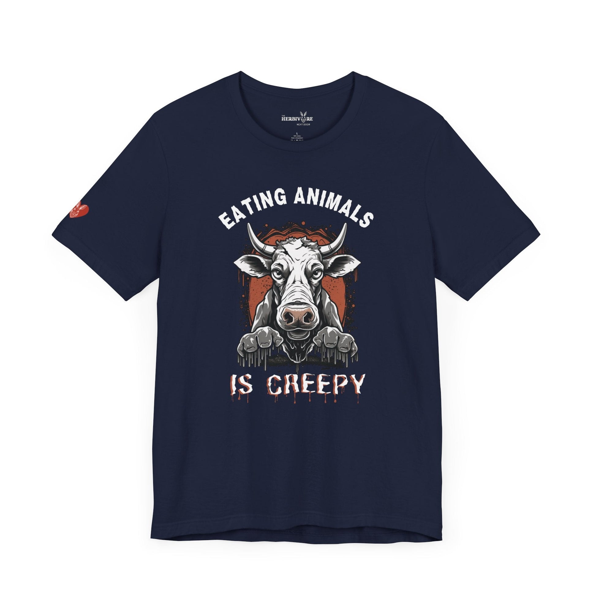 Eating Animals is Creepy T-Shirt - Vegan America