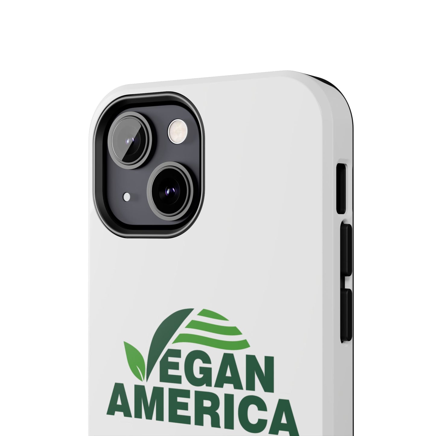 Vegan America Tough Phone Case — Eco - Friendly Plant Logo Protective Cover - Vegan America