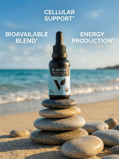 Organic Methylfolate 15mg + B12 - Vegan America