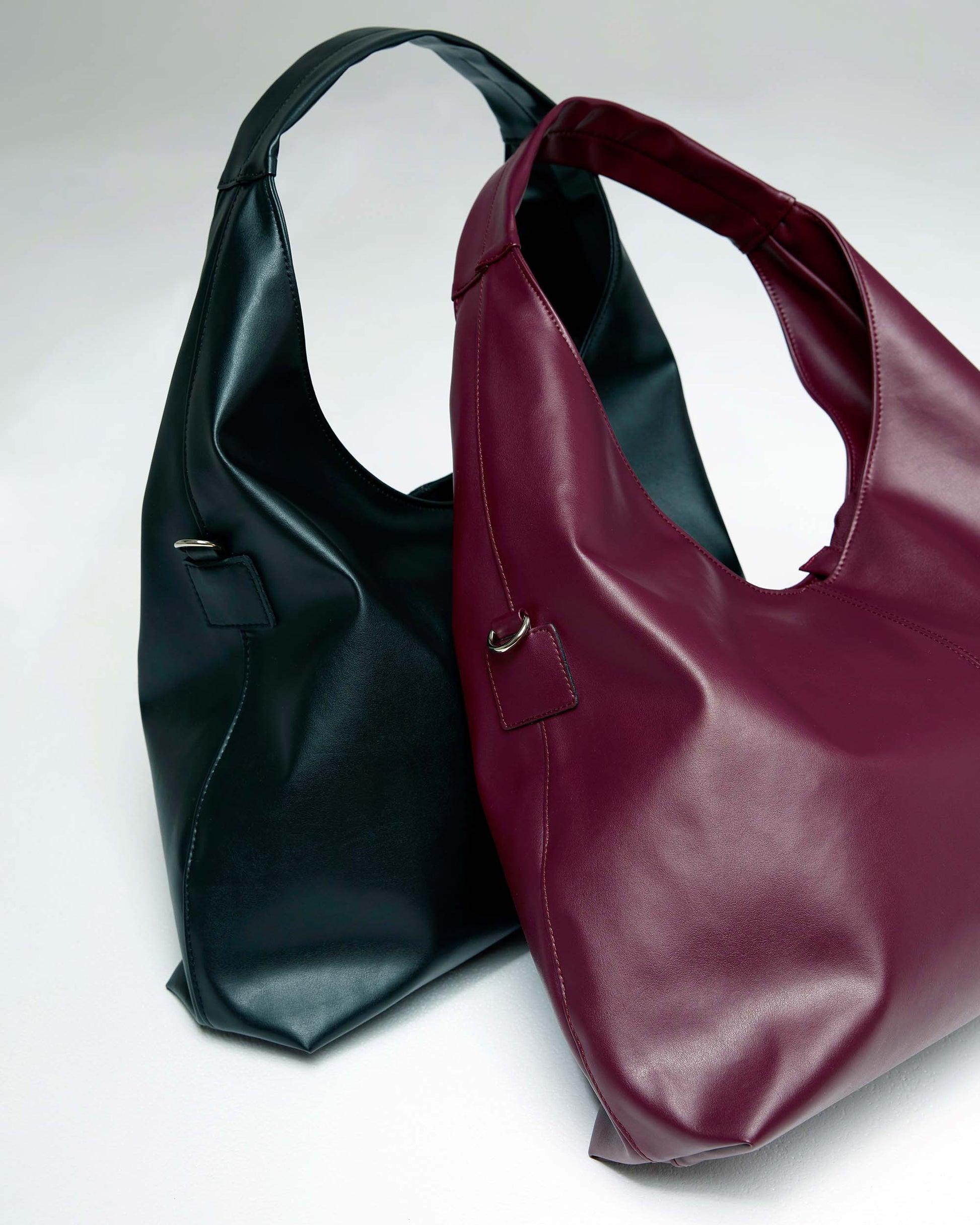 Bohema Slouchy Shopper Bag Burgund - Vegan America