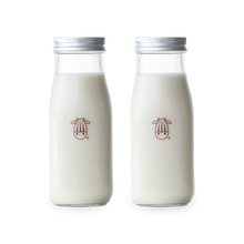 Glass Creamer Bottles - Set of 2