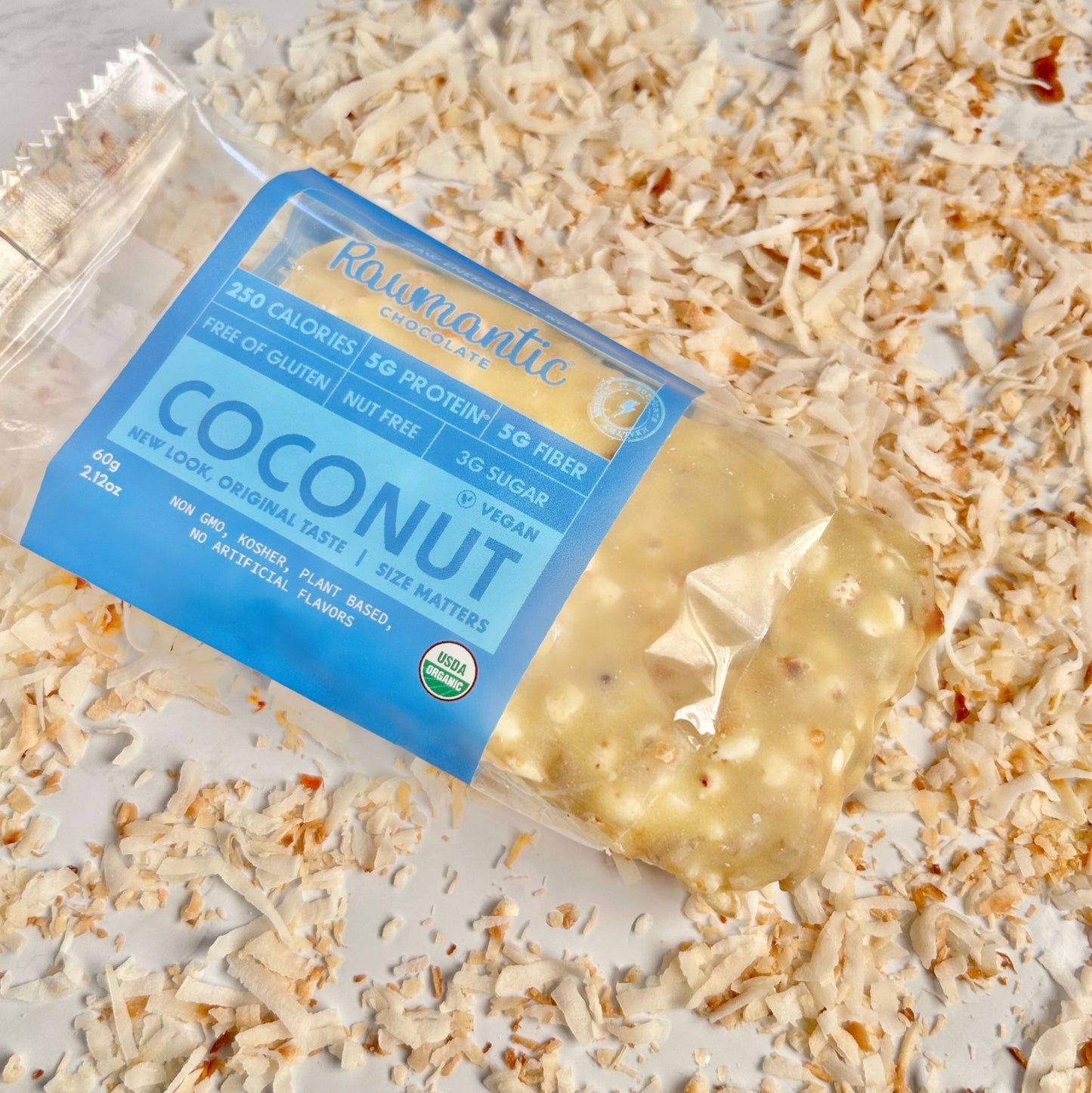 Coconut Vegan Plant Based Protein nutritional Bars 6 or 12 PACK - Vegan America